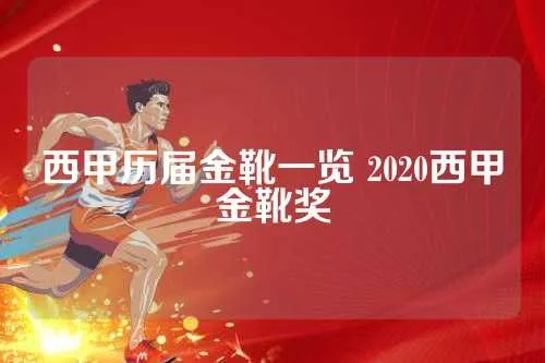 2020西甲金靴奖 西甲最佳射手奖