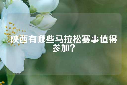 陕西有哪些马拉松赛事值得参加？-第1张图片-皇冠信用盘出租